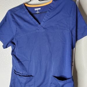 Blue Scrub Top